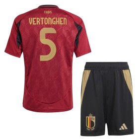 Camiseta de fútbol Bélgica Vertonghen 5 Niño 1ª equipación Euro 2024